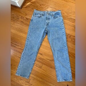 Levi's Light Blue Wedgie Straight Jeans